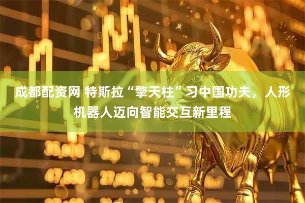 成都配资网 特斯拉“擎天柱”习中国功夫，人形机器人迈向智能交互新里程
